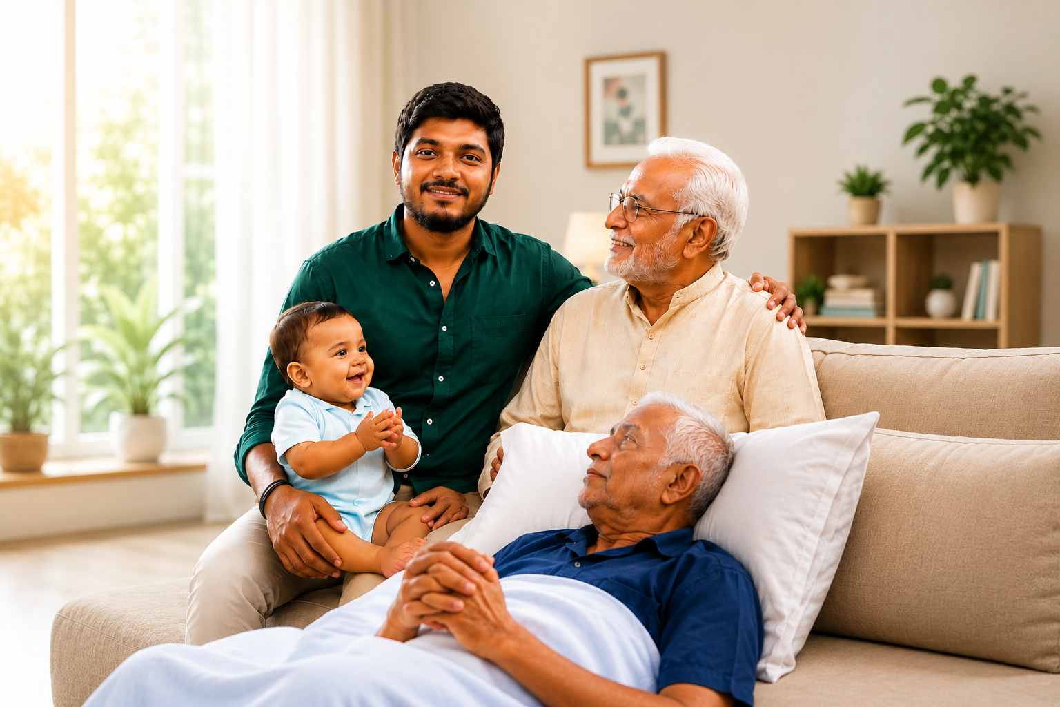 Professional Caregiver with Elderly Patient